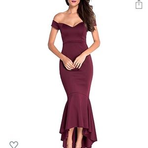 Off The Shoulder Mermaid Formal Dress